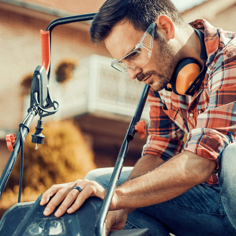 Image of ROQ Mens 4 Pack Dome Style Thin Middle Line 8mm Wide 4 Pack - Silicone Ring for Men - Dome Style and Dome Style with Middle Line