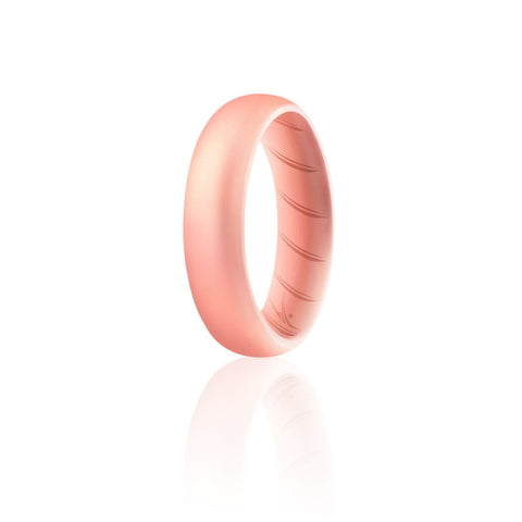 Image of ROQ Single Ring- ROQ Silicone Women wedding band - breathable 4 Silicone Ring For Women-  Breathable Comfort Fit