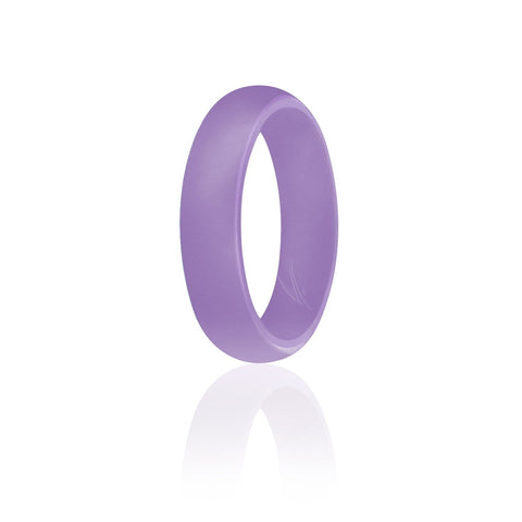 Image of ROQ Womens Dome Style 5.5mm Wide 4 Silicone Ring for Women - Dome Style