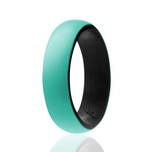 Silicone Ring for Women - Duo Collection Dome Style