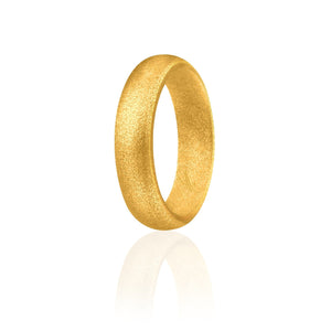 ROQ Womens Dome Style 5.5mm Wide 4 Silicone Ring for Women - Dome Style